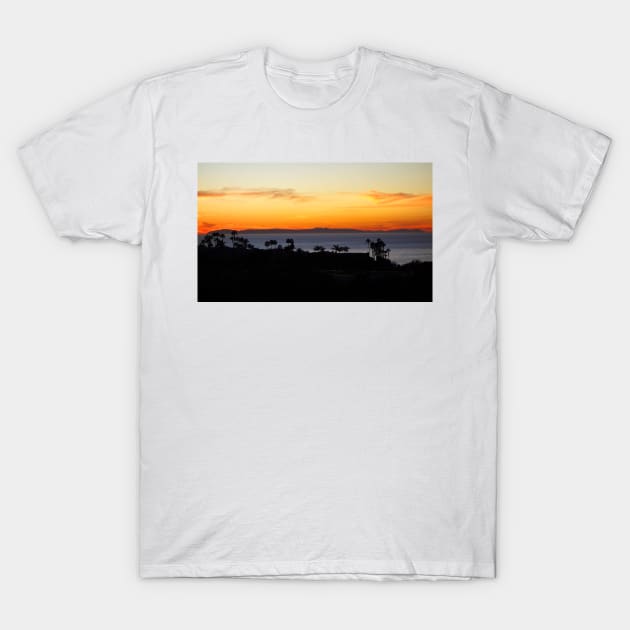 Catalina Island from Dana Point T-Shirt by bobmeyers